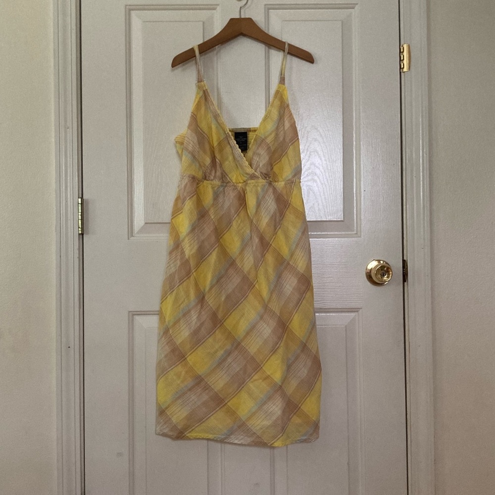 Women’s yellow sundress
